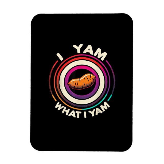 Thanksgiving - I Yam What I Yam Magnet (Vertical)