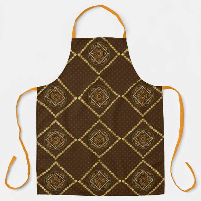Thanksgiving Icons All-Over Print Apron (Front)