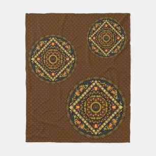 Thanksgiving Icons Fleece Blanket