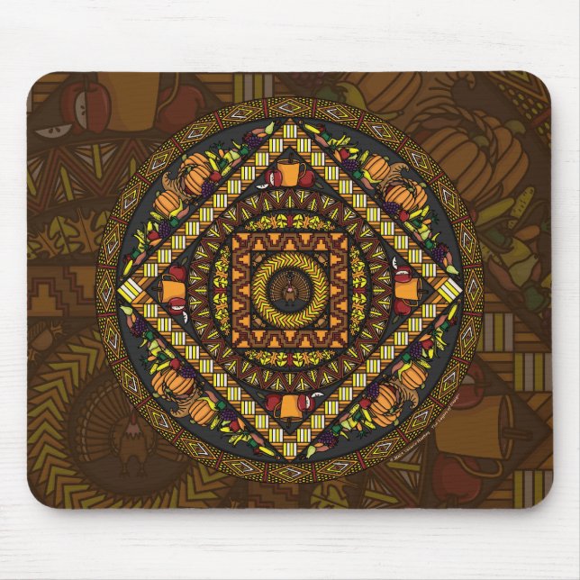 Thanksgiving Icons Mousepad (Front)