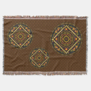 Thanksgiving Icons Throw Blanket