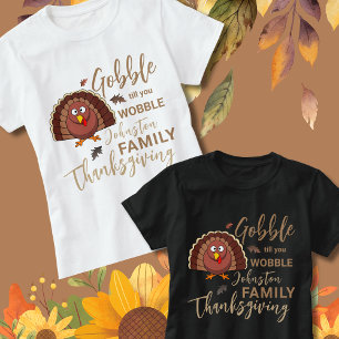 Thanksgiving Ideas Family T-Shirt