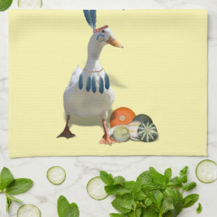 Thanksgiving Indian Duck Tea Towel