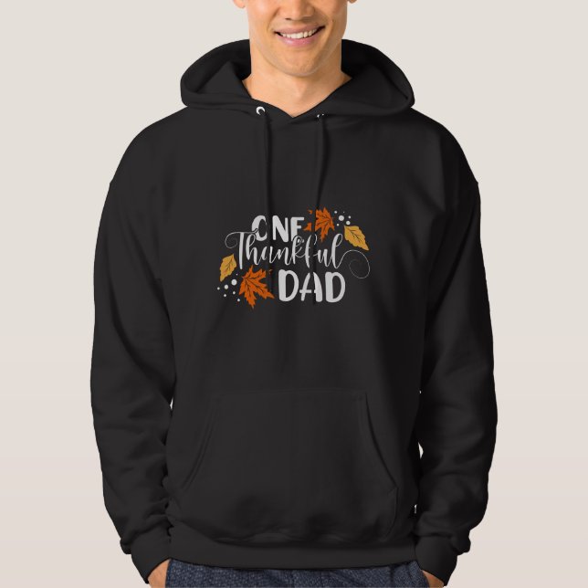 Thanksgiving inspired typography  hoodie (Front)