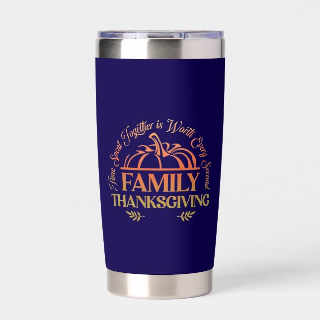 Thanksgiving Insulated Tumbler (Front)