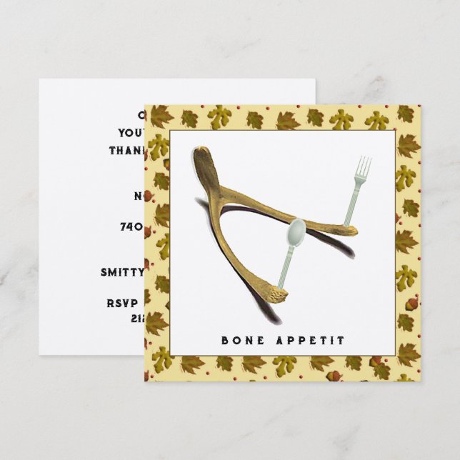 Thanksgiving Invitation (Front/Back)