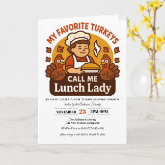 Thanksgiving Invitation Card