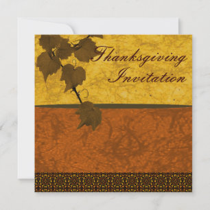 Thanksgiving Invitation Custom Personalised
