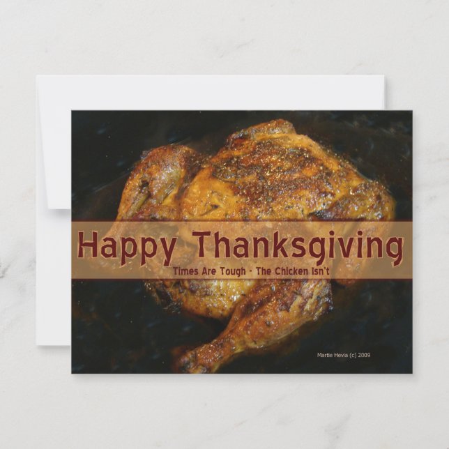 Thanksgiving Invitation (Humourous 2 - Personalise (Front)