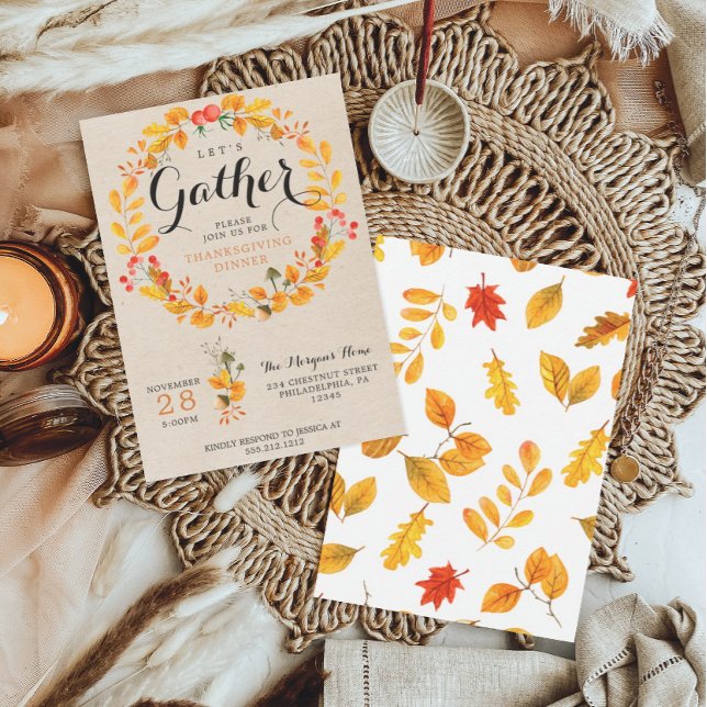 Thanksgiving Invitation - Thanksgiving Dinner (Creator Uploaded)