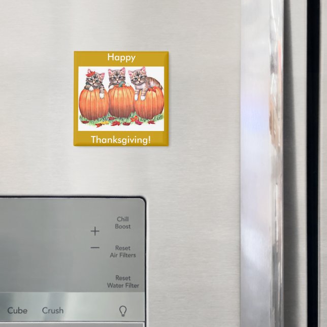Thanksgiving is the Cat's Meow Magnet (In Situ (Fridge))