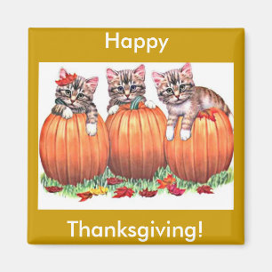 Thanksgiving is the Cat's Meow Magnet