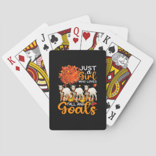 Thanksgiving Just A Girl Who Loves Fall And Goats Playing Cards