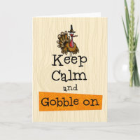 Thanksgiving - Keep Calm and Gobble On
