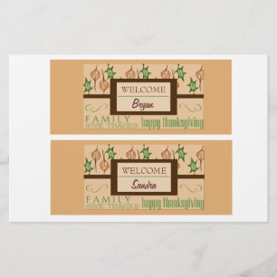 Thanksgiving keepsake stationery