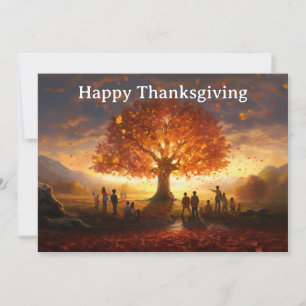 Thanksgiving Kids 15 Holiday Card