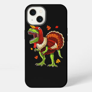 Thanksgiving Kids Boys Men T Rex Dinosaur Eat Turk iPhone 13 Case