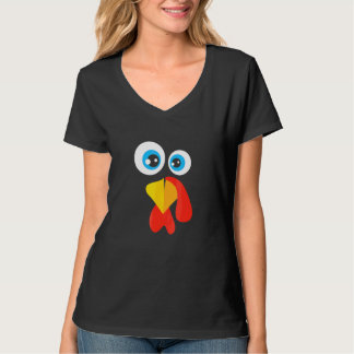 Thanksgiving Kids Turkey Face T-Shirt
