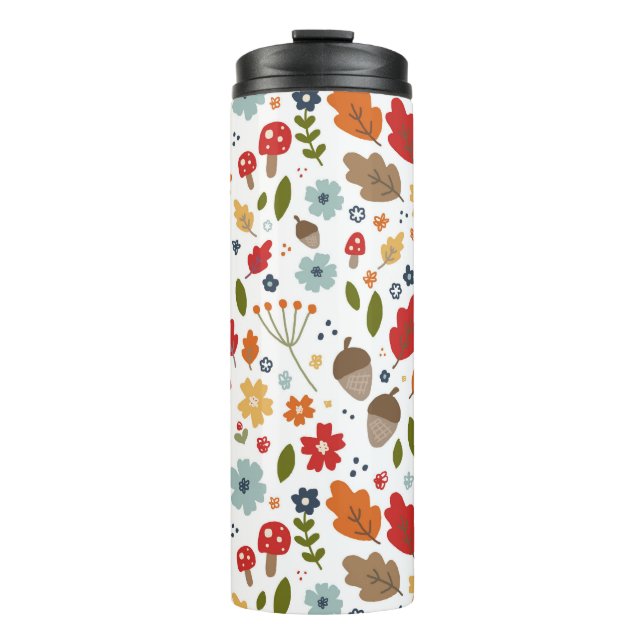 Thanksgiving Kitchen Dining Fall Colours  Thermal Tumbler (Front)