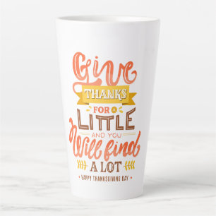 Thanksgiving Latte Mug