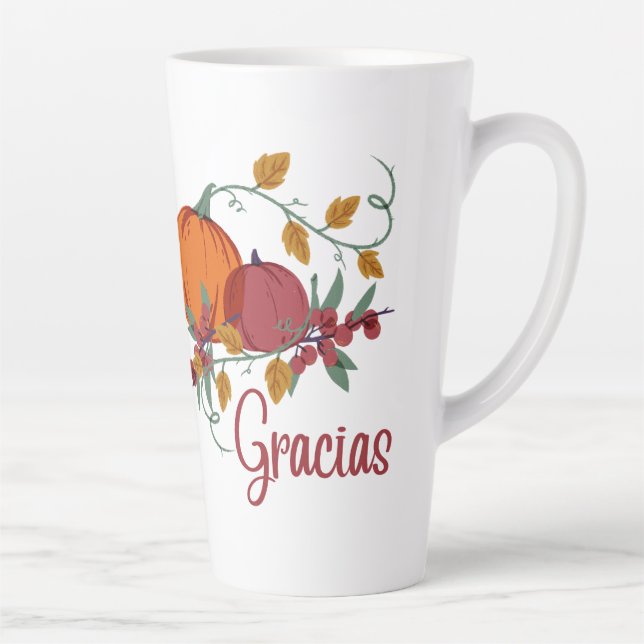 Thanksgiving Latte Mug (Right)