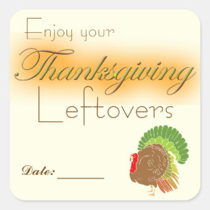 Thanksgiving Leftover Stickers