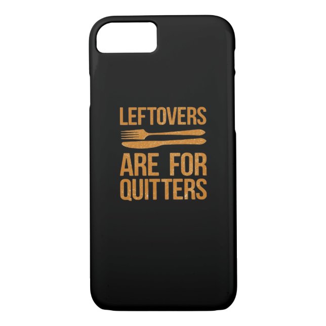 Thanksgiving Leftovers Are For Quitters Classic Me Case-Mate iPhone Case (Back)