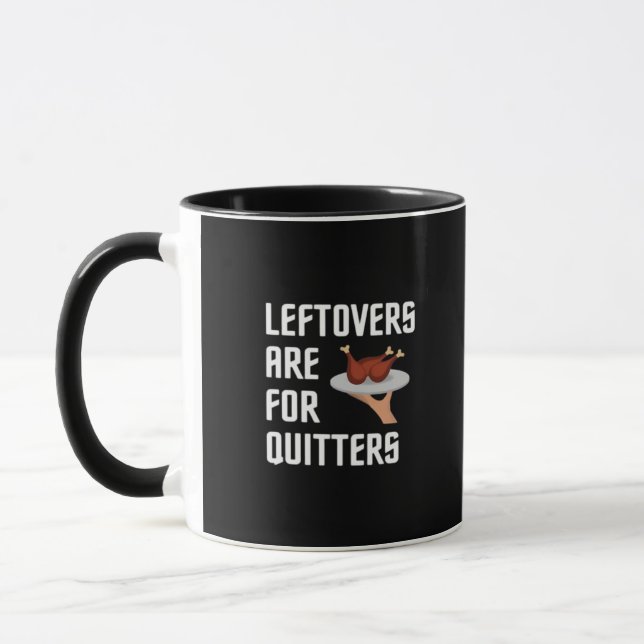 Thanksgiving Leftovers Classic Vintage Style Mug (Left)