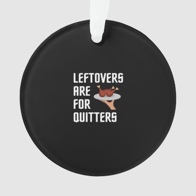 Thanksgiving Leftovers Classic Vintage Style Ornament (Front)