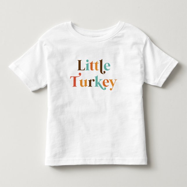 Thanksgiving Little Turkey Shirt (Front)