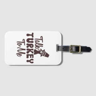 Thanksgiving  luggage tag