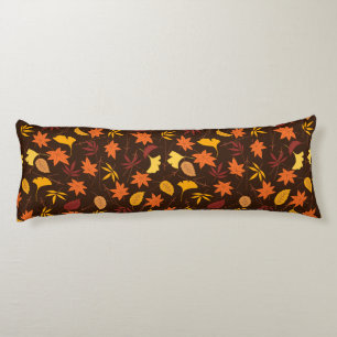 Thanksgiving Maple Fall Pattern Body Pillow