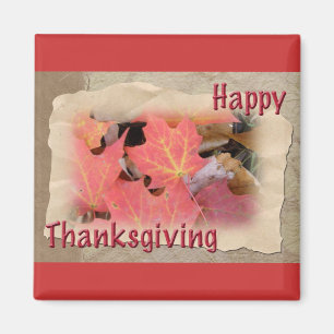 Thanksgiving Maple Leaves Coordinating Items Magnet