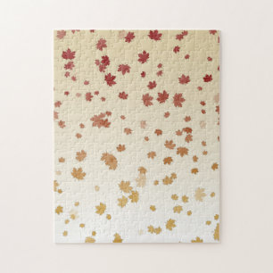 Thanksgiving Maple Leaves Jigsaw Puzzle