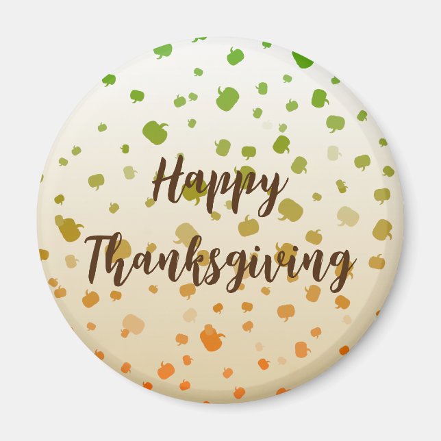 Thanksgiving - Maple Leaves Magnet (Front)