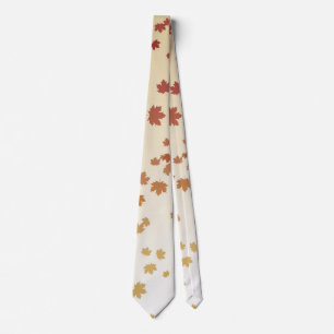 Thanksgiving Maple Leaves Tie