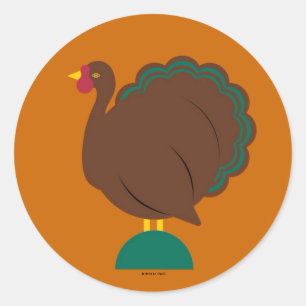 Thanksgiving Martzkin Sticker Sheet © 2012 M. Mar