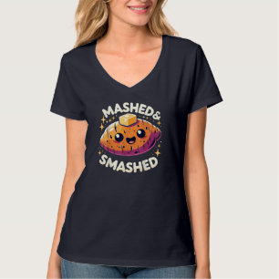 Thanksgiving Mashed & Smashed Funny Sweet Potato T-Shirt