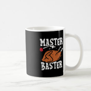 Thanksgiving Master Baster Fun Turkey Day Fall Men Coffee Mug