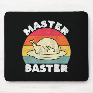 Thanksgiving Master Byster Funny Turkey Day Fall M Mouse Mat