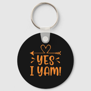 Thanksgiving Matching Couple She's My Sweet Potato Key Ring