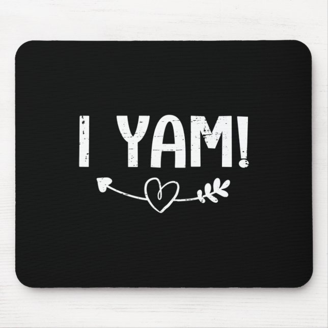 Thanksgiving Matching Couples She's My Sweet Potat Mouse Mat (Front)