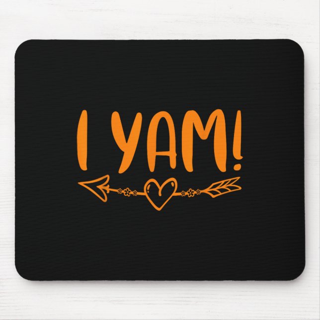 Thanksgiving Matching Couples She's My Sweet Potat Mouse Mat (Front)