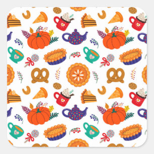 Thanksgiving Meme   Be Thankful For Everything Square Sticker