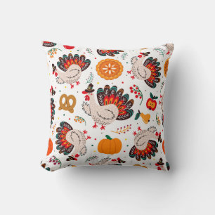 Thanksgiving Meme I Am Happy Because I Am Grateful Cushion
