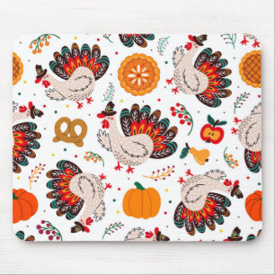 Thanksgiving Meme I Am Happy Because I Am Grateful Mouse Mat