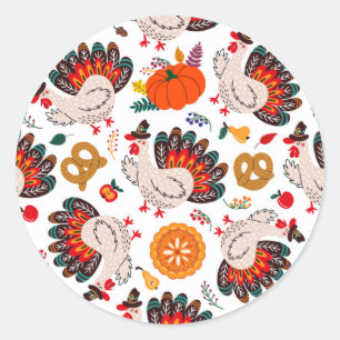 Thanksgiving Meme Thanksgiving Is The Meal Classic Round Sticker