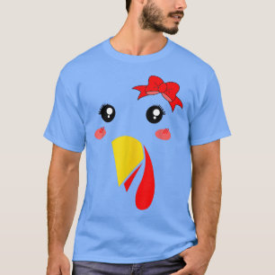 Thanksgiving Mommy And Me Set Hen Chicken Turkey F T-Shirt