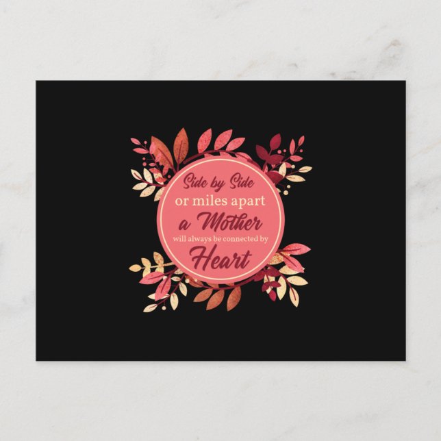 Thanksgiving Mother Daughter Mum Fall Outfit Women Postcard (Front)