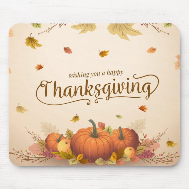 Thanksgiving Mouse Mat (Front)